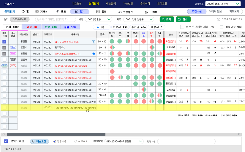 원격관제시스템 화면2